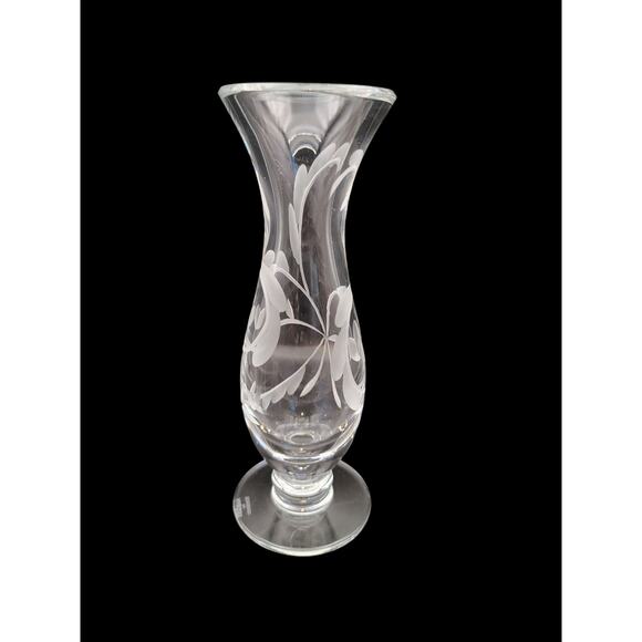 Marquis Waterford Crystal Bud Vase Yours‎ Truly Collection Etched - Picture 5 of 10